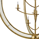 Люстра круглая с состаренными зеркальными элементами на корпусе Sample of Purity варинант исполнения - 1 | Loft Concept в Новосибирске