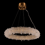 Люстра круглая с натуральным горным хрусталем Crystal Shimmer варинант исполнения - 1 | Loft Concept в Новосибирске