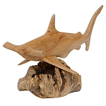 Статуэтка из дерева рыба-молот Animals of the World варинант исполнения - 4 | Loft Concept в Новосибирске
