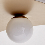 Люстра круглая с 2-мя металлическими абажурами Andromeda варинант исполнения - 3 | Loft Concept в Новосибирске