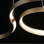 Люстра подвесная светодиодная в виде волнообразной ленты Ribbon Vortex варинант исполнения - 19 | Loft Concept в Новосибирске