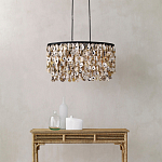 Люстра овальная с подвесками из устричных раковин Sea Ravens варинант исполнения - 4 | Loft Concept в Новосибирске