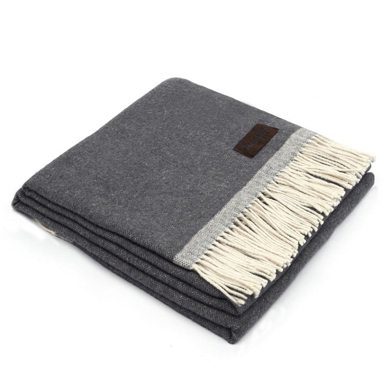 Плед SARA 6000 Marzotto Серый в Новосибирске | Loft Concept 