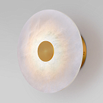 Бра светодиодный с мраморным рассеивателем латунь варинант исполнения - 2 | Loft Concept в Новосибирске