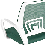 Офисное кресло с основанием из белого пластика Desk chairs Green варинант исполнения - 7 | Loft Concept в Новосибирске