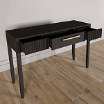 Элегантная Консоль Primo с выдвижным ящиком Темный орех варинант исполнения - 5 | Loft Concept в Новосибирске