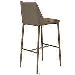 Стул барный с терракотовой обивкой из экокожи Spectacular High Chair варинант исполнения - 2 | Loft Concept в Новосибирске