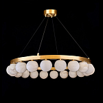 Люстра круглая с сферическими плафонами из натурального камня Phased Spheres варинант исполнения - 1 | Loft Concept в Новосибирске
