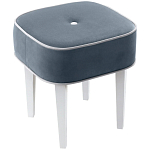 Квадратный мягкий пуф на белых ножках Winton Pouf Square варинант исполнения - 17 | Loft Concept в Новосибирске