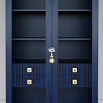 Дизайнерский шкаф витрина Elsa Dreams Blue с 4-мя ящиками варинант исполнения - 2 | Loft Concept в Новосибирске