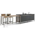 Летняя кухня из камня HELIOS Dada Engenereed Kitchen варинант исполнения - 14 | Loft Concept в Новосибирске