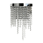 Бра Хром с каскадом сияющих кристаллов Shining Waterfall варинант исполнения - 1 | Loft Concept в Новосибирске