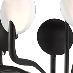 Люстра с плафонами в виде черно-белых дисков Ideal Shade Combination варинант исполнения - 1 | Loft Concept в Новосибирске