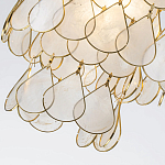 Подвесной светильник с декором из натуральной морской ракушки Iridescent Light варинант исполнения - 6 | Loft Concept в Новосибирске