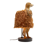 Настольная лампа Цурикат плафон из меха варинант исполнения - 2 | Loft Concept в Новосибирске