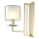 Бра с геометрическим каркасом из металла и цилиндрическим стеклянным плафоном Laurent варинант исполнения - 6 | Loft Concept в Новосибирске