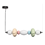 Подвесной светильник линейный с керамическими элементами 24W LED Fragrant Light варинант исполнения - 3 | Loft Concept в Новосибирске