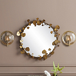 Бра круглое с прозрачным рельефным плафоном Crystal Prism варинант исполнения - 3 | Loft Concept в Новосибирске