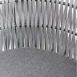 Кресло с декоративным плетением на спинке и подлокотниках Armchair Weaving варинант исполнения - 8 | Loft Concept в Новосибирске