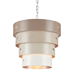 Подвесной светильник фигурный из 4-х широких колец Alternating Rings варинант исполнения - 1 | Loft Concept в Новосибирске