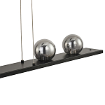 Светодиодная линейная люстра IONA Сhandelier black 103 варинант исполнения - 3 | Loft Concept в Новосибирске