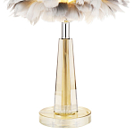 Настольная лампа с перьями Plumage Grey Table Lamp варинант исполнения - 2 | Loft Concept в Новосибирске