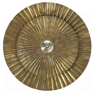 Круглый настенный фактурный светильник Textured Wall Disk