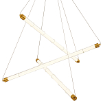 Светодиодная люстра Trumpet Tube Brass  варинант исполнения - 1 | Loft Concept в Новосибирске