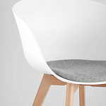 Стул из пластика с мягким сиденьем Eames варинант исполнения - 7 | Loft Concept в Новосибирске