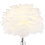 Настольная лампа с перьями Plumage White Table Lamp варинант исполнения - 2 | Loft Concept в Новосибирске