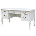 Письменный стол в стиле прованс Montmartre Provence White Desk варинант исполнения - 1 | Loft Concept в Новосибирске