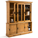 Витрина из массива сосны Cobbett Wood Showcase варинант исполнения - 4 | Loft Concept в Новосибирске