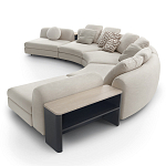 Большой угловой Диван California трансформер с приставными деревянными модулями   варинант исполнения - 2 | Loft Concept в Новосибирске