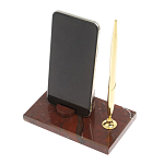 Подставка для телефона с ручкой из натурального камня креноид Natural Stone Stand варинант исполнения - 3 | Loft Concept в Новосибирске