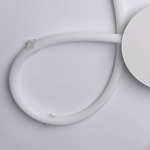 Люстра белого цвета с тремя изогнутыми светодиоидными плафонами Luke Lampco Tracer Lamp варинант исполнения - 3 | Loft Concept в Новосибирске