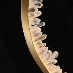 Подвесной светильник обрамленный элементами в виде кристаллов Smooth Shine варинант исполнения - 5 | Loft Concept в Новосибирске