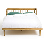 Кровать из массива дуба с пружинным блоком Mateta варинант исполнения - 2 | Loft Concept в Новосибирске