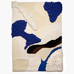 Ковер ручной работы Electric blue and popcorn варинант исполнения - 1 | Loft Concept в Новосибирске