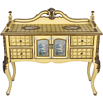 Комод деревянный Illustration of flowers варинант исполнения - 1 | Loft Concept в Новосибирске