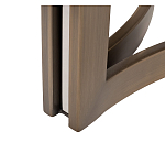 Столик журнальный с круглой мраморной столешницей Unique Stone Design варинант исполнения - 6 | Loft Concept в Новосибирске