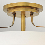 Потолочный светильник с круглым матовым белым плафоном Hinkley варинант исполнения - 6 | Loft Concept в Новосибирске