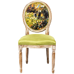 Стул из натурального бука с цветочным принтом Impressionism in Color варинант исполнения - 1 | Loft Concept в Новосибирске