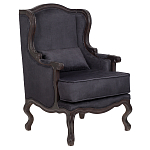 Кресло George Grand Armchair black velour варинант исполнения - 1 | Loft Concept в Новосибирске