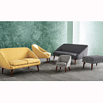 Кресло серое Pauley Grey Armchair варинант исполнения - 5 | Loft Concept в Новосибирске