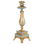 Подсвечник из фарфора с бронзовыми элементами Eden Garden варинант исполнения - 1 | Loft Concept в Новосибирске