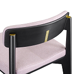 Барный стул из массива ясеня с обивкой из рогожки Elegant Ash Shape варинант исполнения - 5 | Loft Concept в Новосибирске