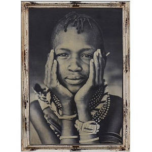 Постер Африка Турнианская девушка