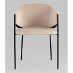 Стул Brace велюр молочный варинант исполнения - 4 | Loft Concept в Новосибирске