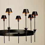 Люстра круглая со светодиодными лампами Innovation варинант исполнения - 5 | Loft Concept в Новосибирске