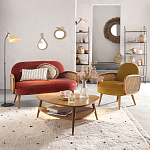 Зеркало из ротанга и сизаля WICKER MIRROR 100 варинант исполнения - 4 | Loft Concept в Новосибирске